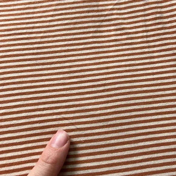 Pact Organic Cotton Shell Stripe Fit & Flare Halter Dress - S - Picture 11 of 12